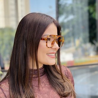 safine com br oculos de grau feminino aviador rajado cleo 2 0 6