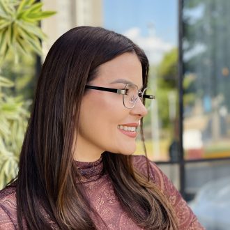 safine com br oculos de grau feminino hexagonal prata jana 2 0 2