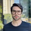 safine com br oculos de grau masculino aviador cinza guilherme 2 0