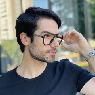 safine com br oculos de grau masculino aviador cinza guilherme 2 0 2