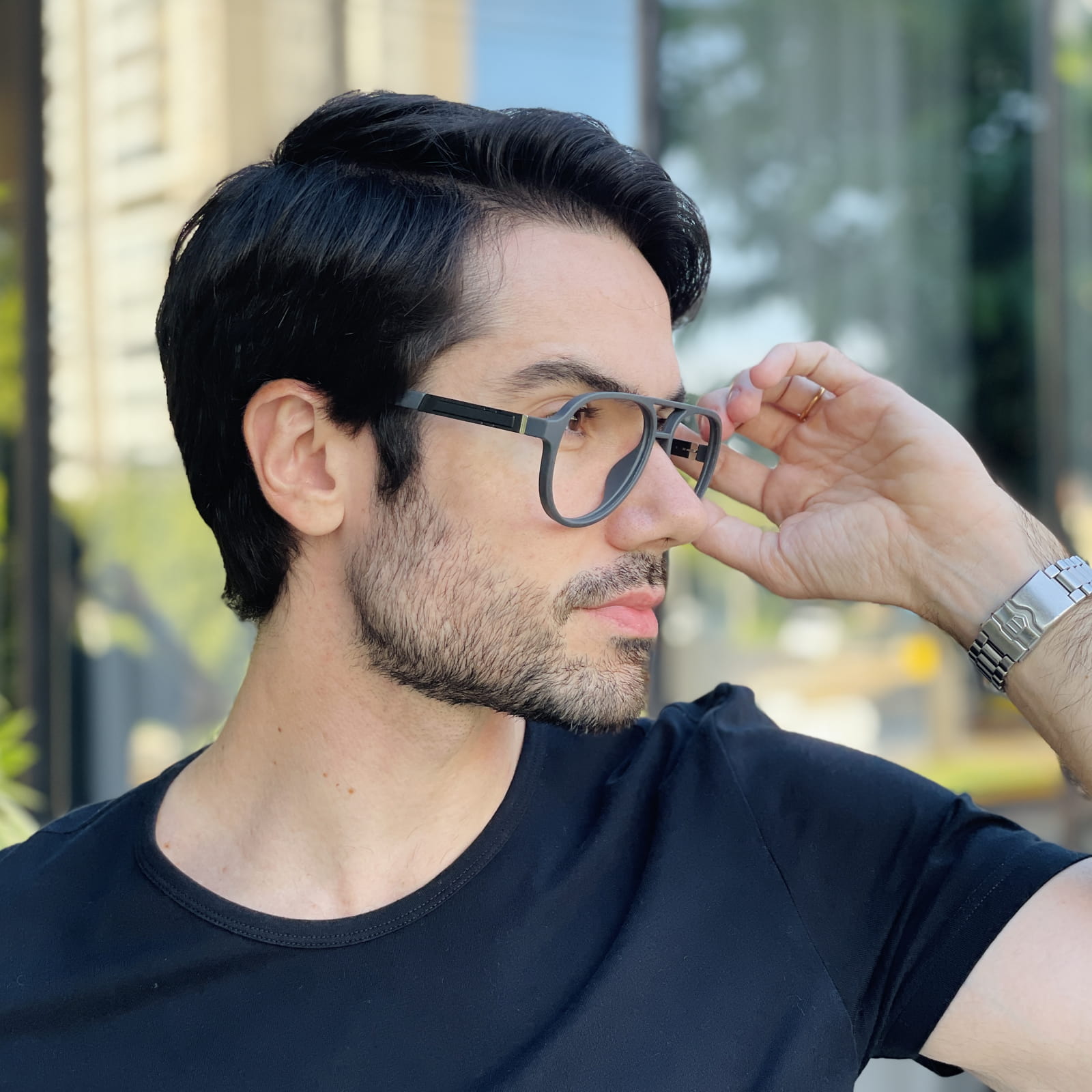 safine com br oculos de grau masculino aviador cinza guilherme 2 0 6 safine com br oculos de grau masculino aviador cinza guilherme 2 0 6