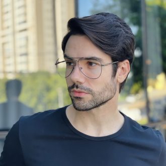 safine com br oculos de grau masculino aviador grafite valentim 2 0 3