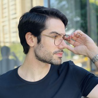 safine com br oculos de grau masculino aviador marrom tiago 2 0 2