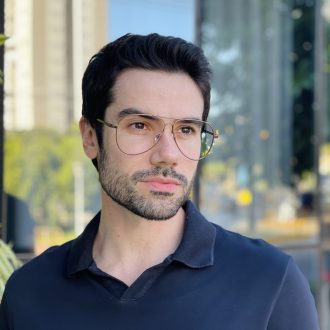 safine com br oculos de grau masculino aviador marrom valentim 2 0 1