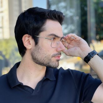 safine com br oculos de grau masculino aviador prata david 2 0 2