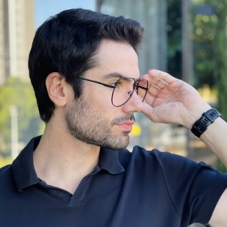 safine com br oculos de grau masculino aviador preto valentim 2 0 2