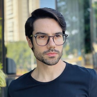 safine com br oculos de grau masculino quadrado cinza mathias 2 0 1