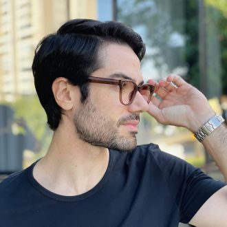 safine com br oculos de grau masculino quadrado marrom alan 2 0 2