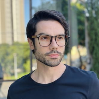 safine com br oculos de grau masculino quadrado marrom alex 2 0 1