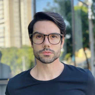 safine com br oculos de grau masculino quadrado marrom alex 2 0