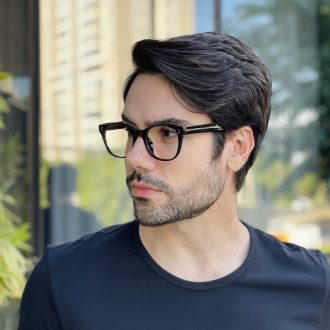 safine com br oculos de grau masculino quadrado preto alan 2 0 2