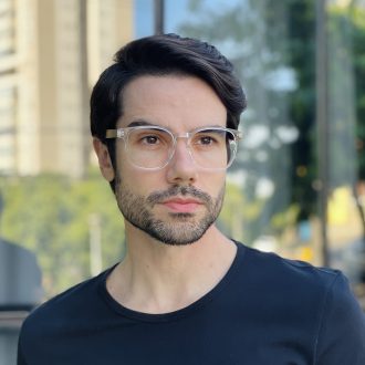 safine com br oculos de grau masculino quadrado transparente alex 2 0 1