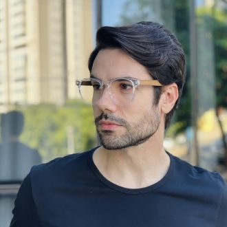 safine com br oculos de grau masculino quadrado transparente alex 2 0 3