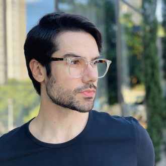 safine com br oculos de grau masculino quadrado transparente mathias 2 0 1