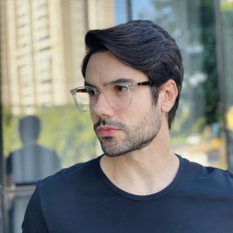 safine com br oculos de grau masculino quadrado transparente mathias 2 0 3