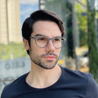 safine com br oculos de grau masculino redondo cinza francisco 1