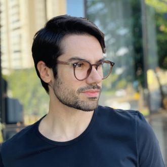 safine com br oculos de grau masculino redondo marrom robert 2 0 2