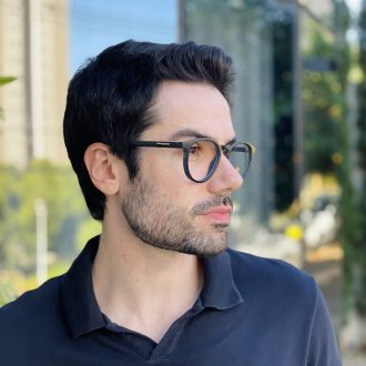 safine com br oculos de grau masculino redondo preto e cinza mario 2 0 2