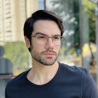 safine com br oculos de grau masculino retangular grafite mauricio 1