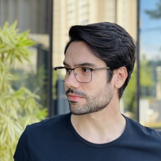 safine com br oculos de grau masculino retangular marrom mauricio 5