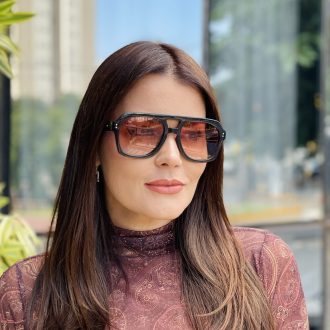 safine com br oculos de sol feminino aviador cinza cleo 2 0 2