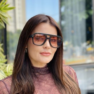 safine com br oculos de sol feminino aviador cinza cleo 2 0 4