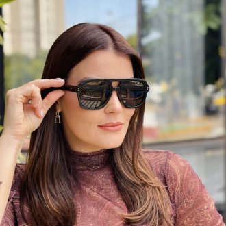 safine com br oculos de sol feminino aviador preto cleo 2 0 1