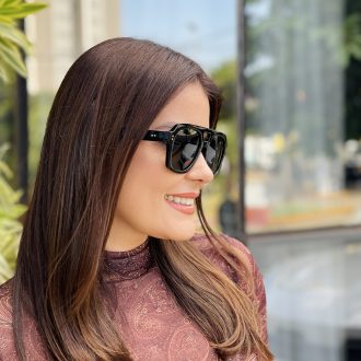 safine com br oculos de sol feminino aviador preto cleo 2 0 2