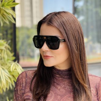 safine com br oculos de sol feminino aviador preto cleo 2 0