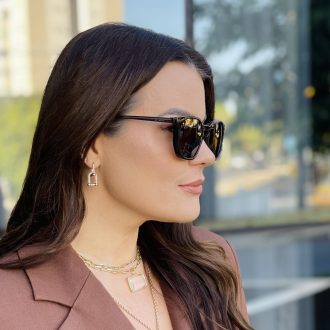 safine com br oculos 2 em 1 clip on hexagonal marrom catarina 2