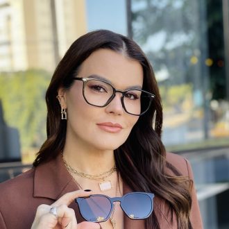 safine com br oculos 2 em 1 clip on hexagonal marrom catarina 7