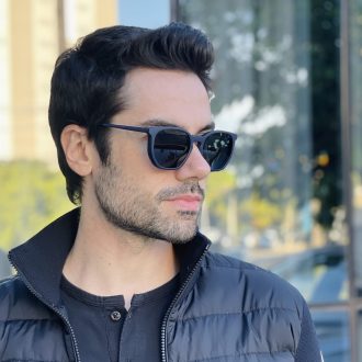 safine com br oculos 2 em 1 clip on masculino hexagonal azul enrico 1