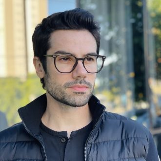 safine com br oculos 2 em 1 clip on masculino hexagonal marrom enrico 9