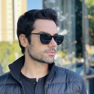 safine com br oculos 2 em 1 clip on masculino hexagonal preto enrico 1