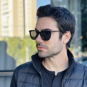 safine com br oculos 2 em 1 clip on masculino hexagonal preto enrico 3