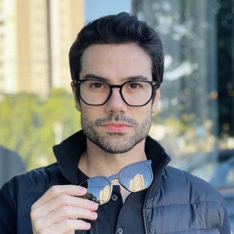 safine com br oculos 2 em 1 clip on masculino hexagonal preto enrico 4
