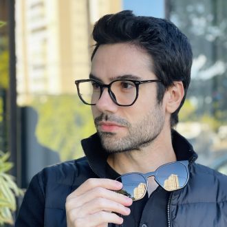 safine com br oculos 2 em 1 clip on masculino hexagonal preto enrico 7