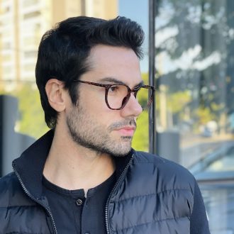safine com br oculos 2 em 1 clip on masculino hexagonal tartaruga enrico 10