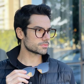 safine com br oculos 2 em 1 clip on masculino hexagonal tartaruga enrico 6