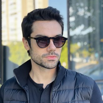 safine com br oculos 2 em 1 clip on masculino redondo marrom marlon