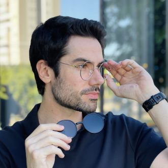 safine com br oculos 2 em 1 clip on masculino redondo prata douglas 3