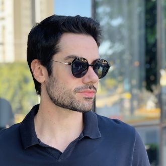 safine com br oculos 2 em 1 clip on masculino redondo prata douglas