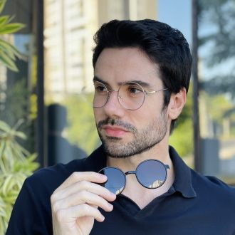 safine com br oculos 2 em 1 clip on masculino redondo prata douglas 4
