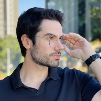 safine com br oculos 2 em 1 clip on masculino redondo prata douglas 7