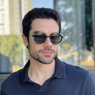 safine com br oculos 2 em 1 clip on masculino redondo prata douglas 9