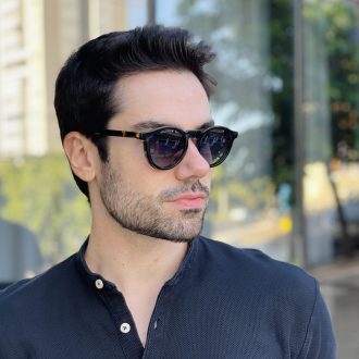 safine com br oculos 2 em 1 clip on masculino redondo preto e tartaruga marlon 12