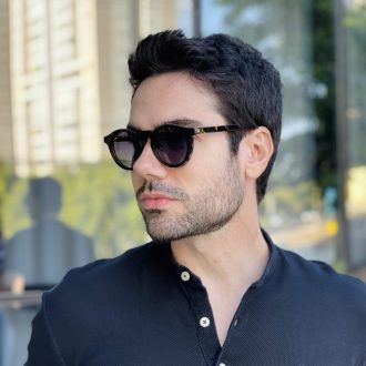 safine com br oculos 2 em 1 clip on masculino redondo preto e tartaruga marlon 14