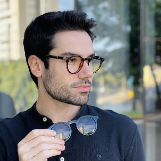 safine com br oculos 2 em 1 clip on masculino redondo preto e tartaruga marlon 16