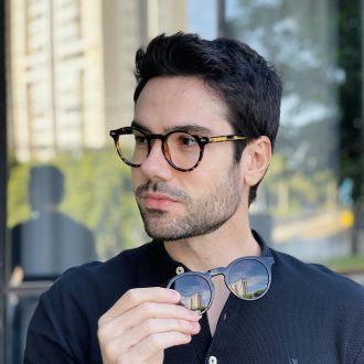 safine com br oculos 2 em 1 clip on masculino redondo preto e tartaruga marlon 17