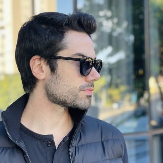 safine com br oculos 2 em 1 clip on masculino redondo preto e tartaruga marlon 2